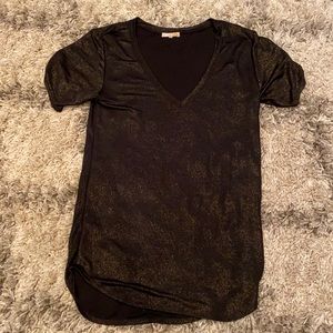 C&C California Gold Sparkle Shirt Size M!